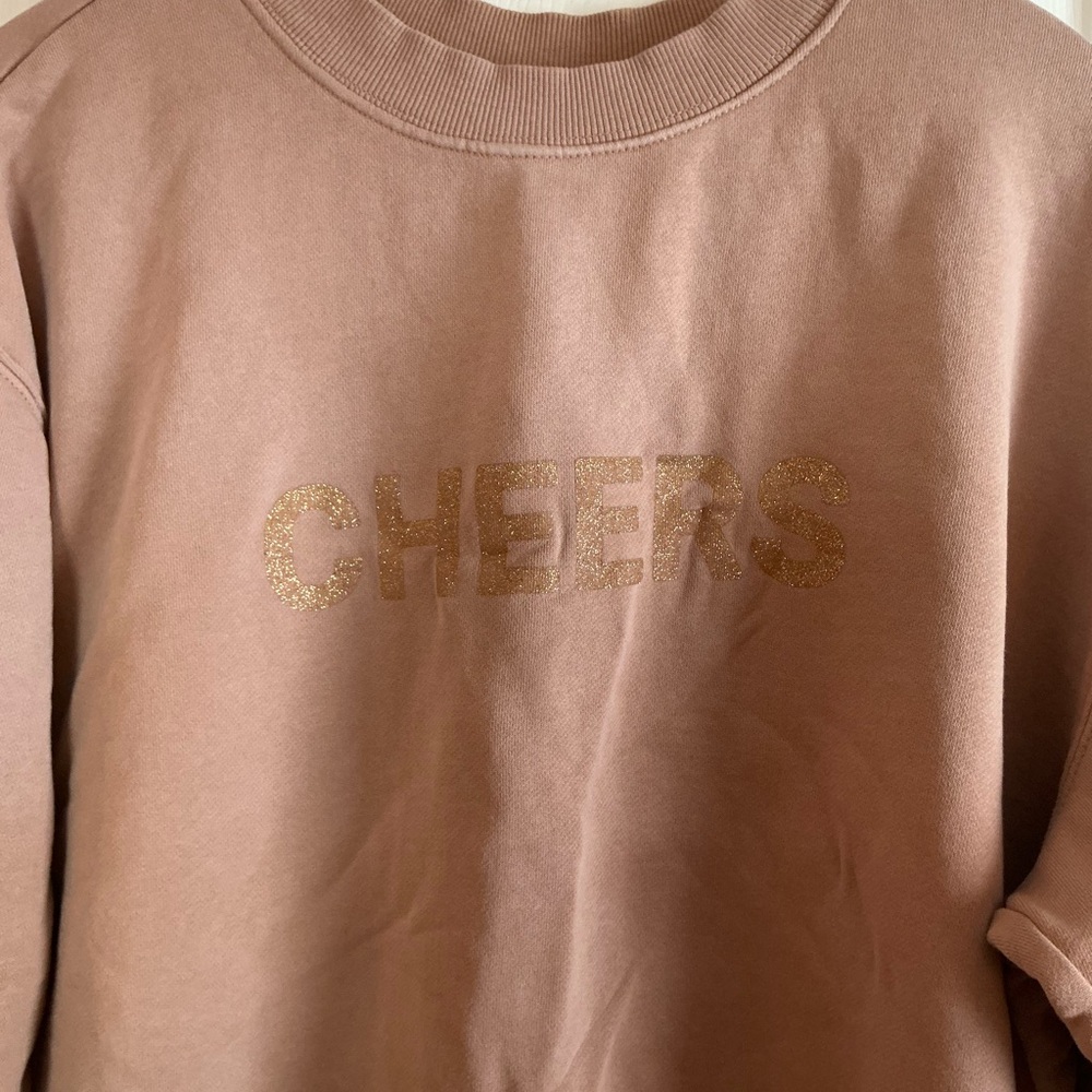 Z Supply Tan Ribbed Sweatshirt